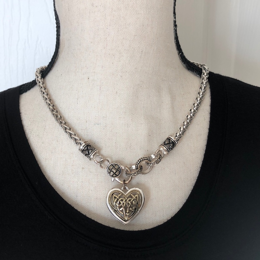 Gold and silver  ⭐️ 3 for $15 ⭐️ heart necklace